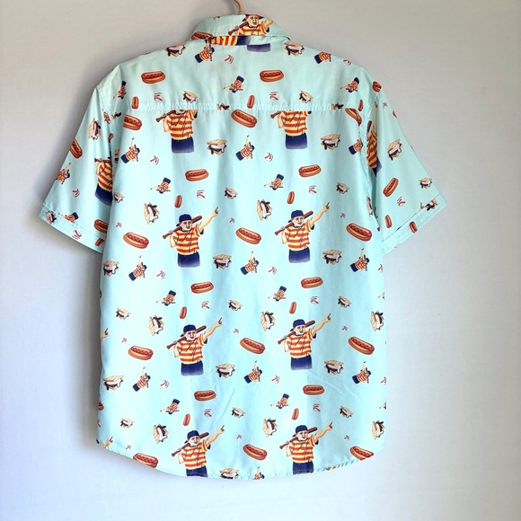 RSVLTS The Sandlot The Great Hambino Men's Sz XL Shirt Kanuflex 90s Summer AOP - Picture 16 of 16